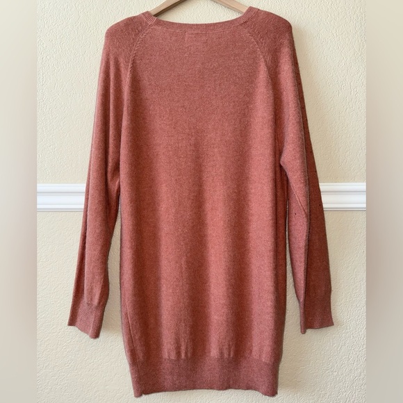 Angora Longline Crewneck Fuzzy Sweater with Rhinestones Size US 10 - Picture 2 of 14